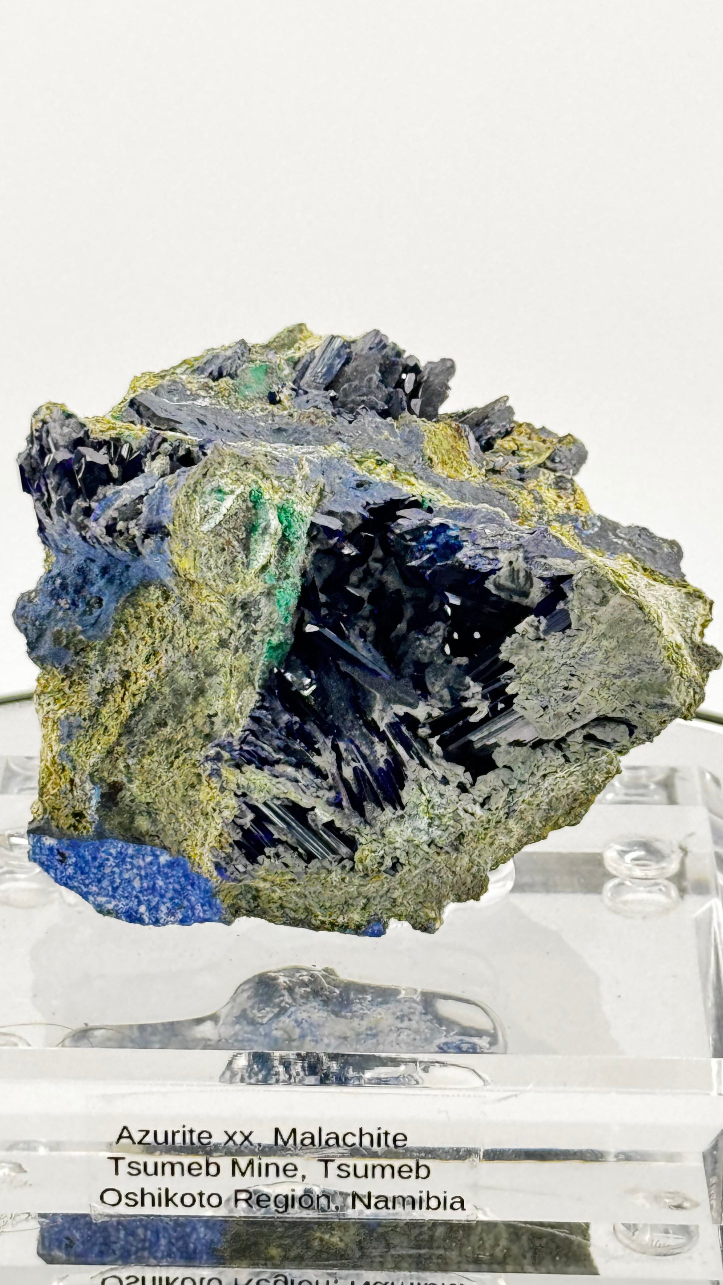 Azurite & Malachite – Tsumeb Mine, Namibia