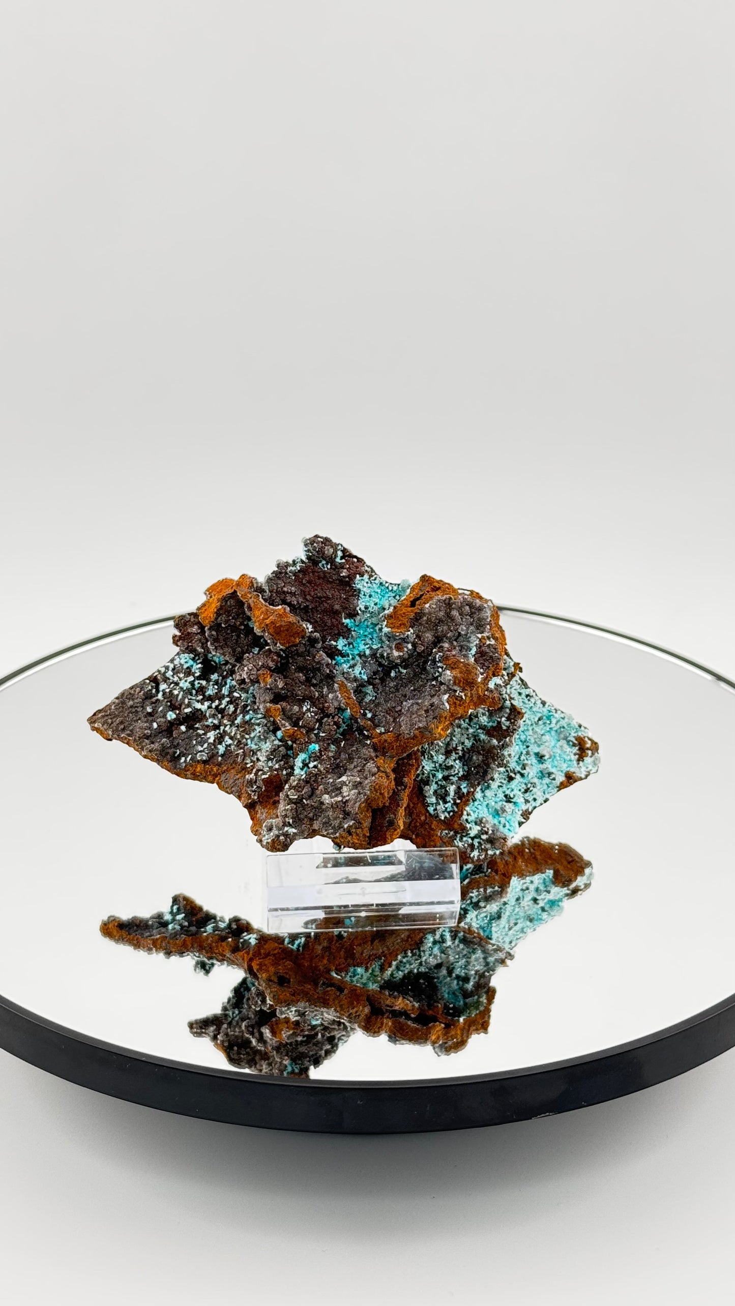 Aurichalcite – Turquoise Blue Crystal Needles – Kütahya, Türkiye, 158g