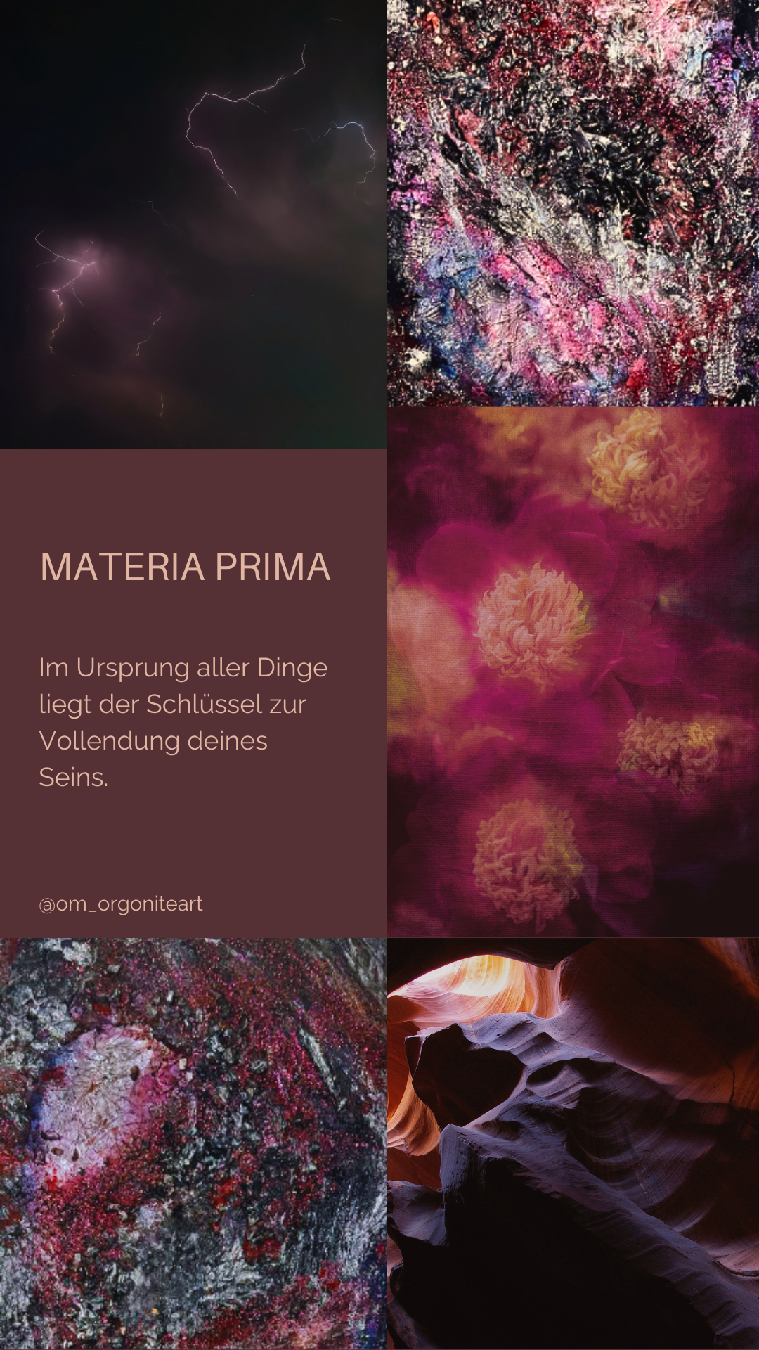 Materia Prima – crystal composition