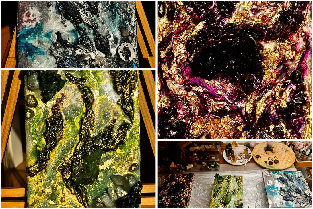 Dreiklang der Natur: Die Kunst der mineralischen Komposition