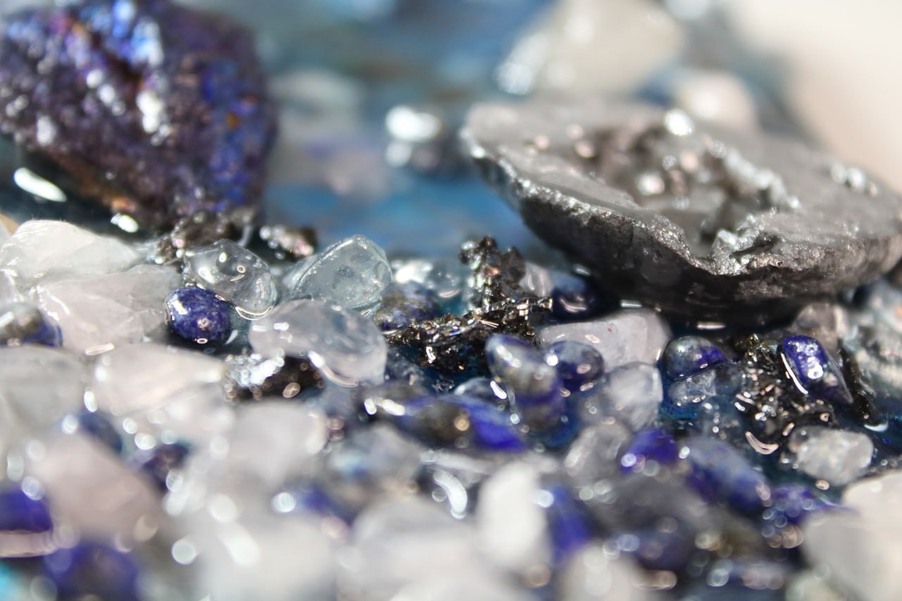 Nature's Triad: A Mineral Triptych