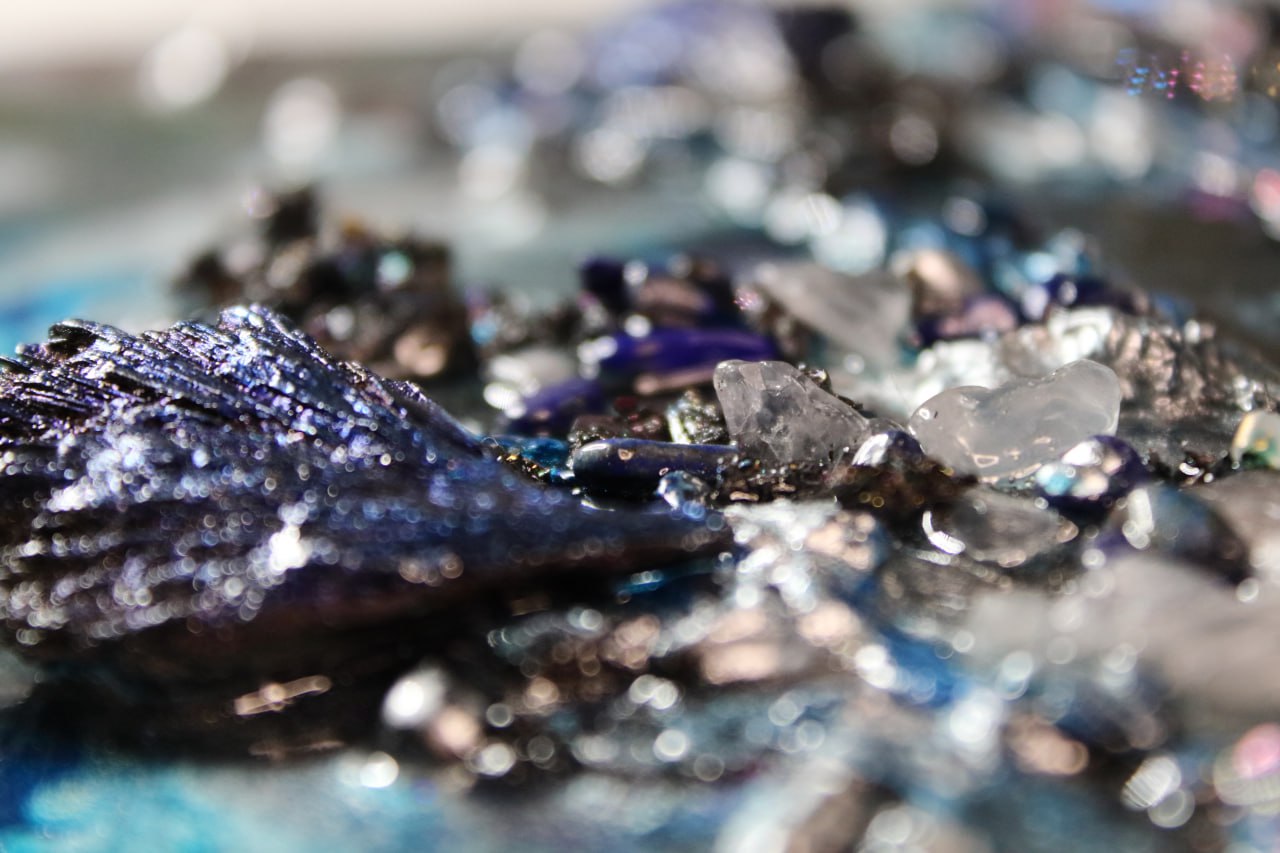 Nature's Triad: A Mineral Triptych