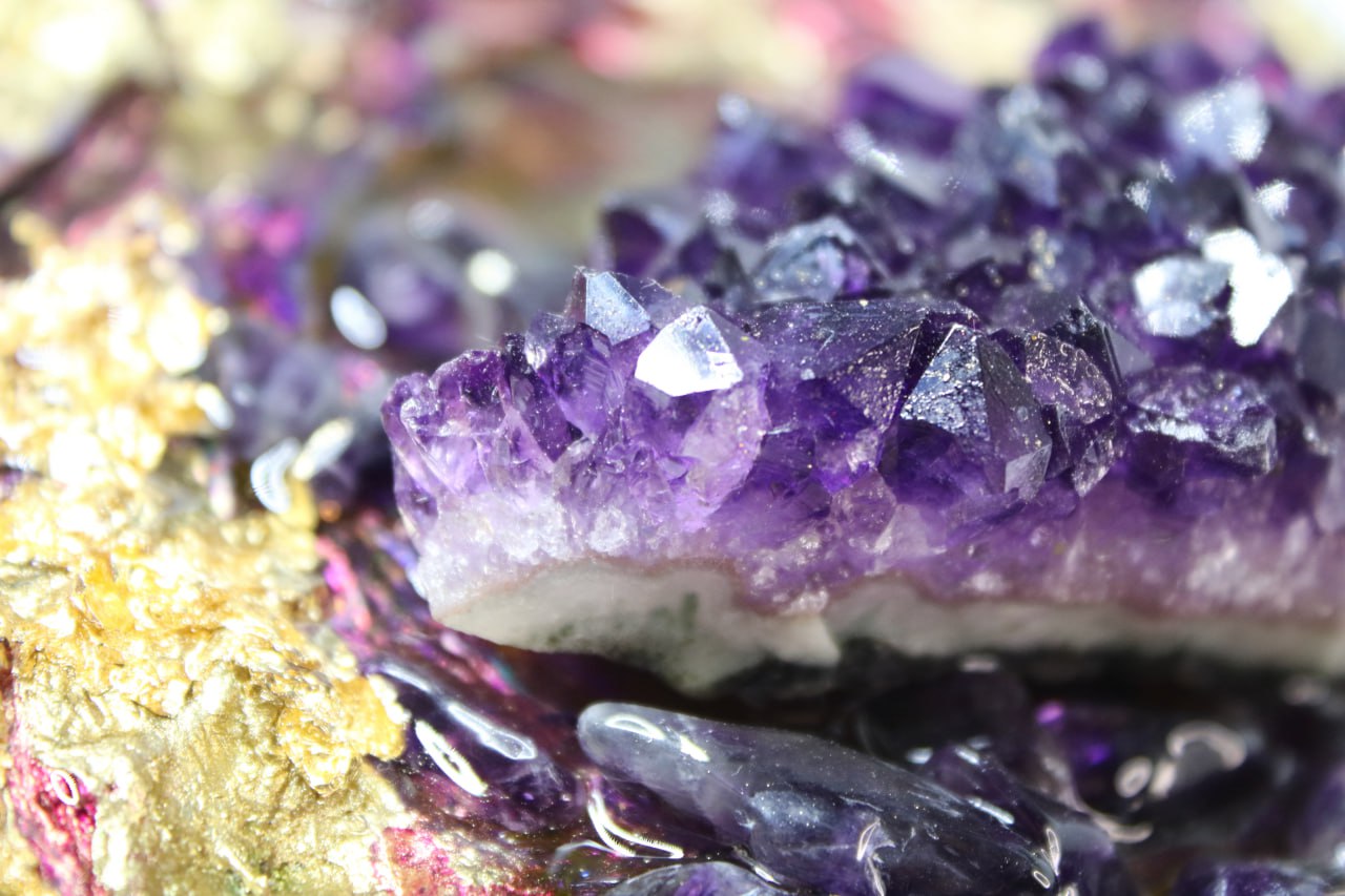 Nature's Triad: A Mineral Triptych