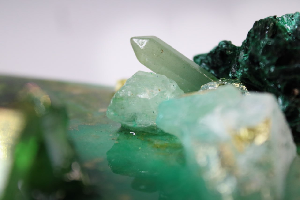 Nature's Triad: A Mineral Triptych