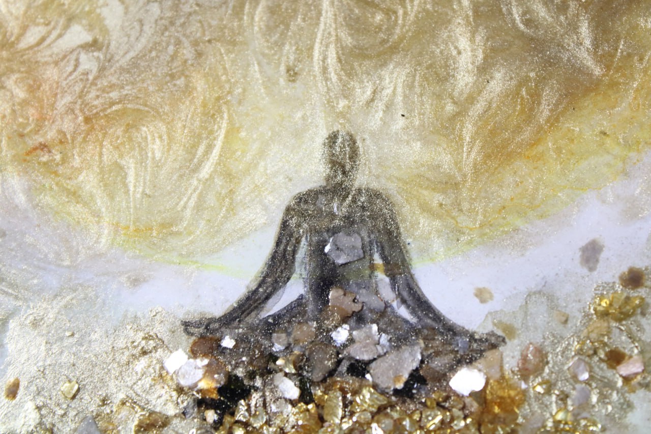 The Magic Mountain - Rock Crystal Composition