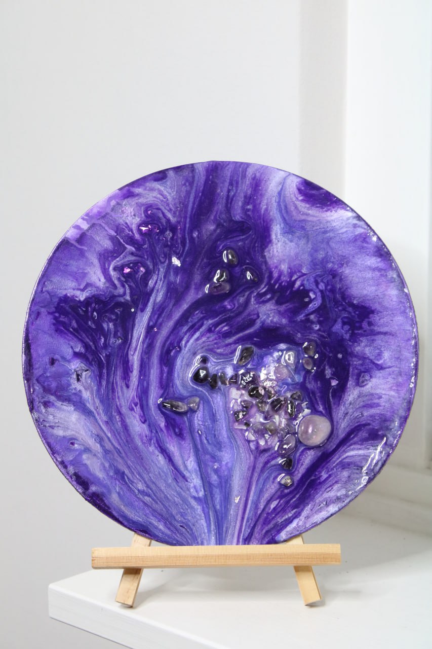 Violet Galaxy – Crystal Composition