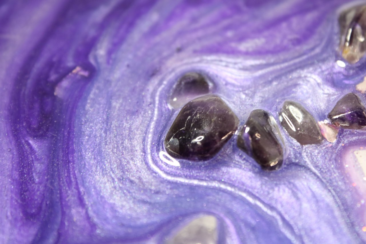 Violet Galaxy – Crystal Composition