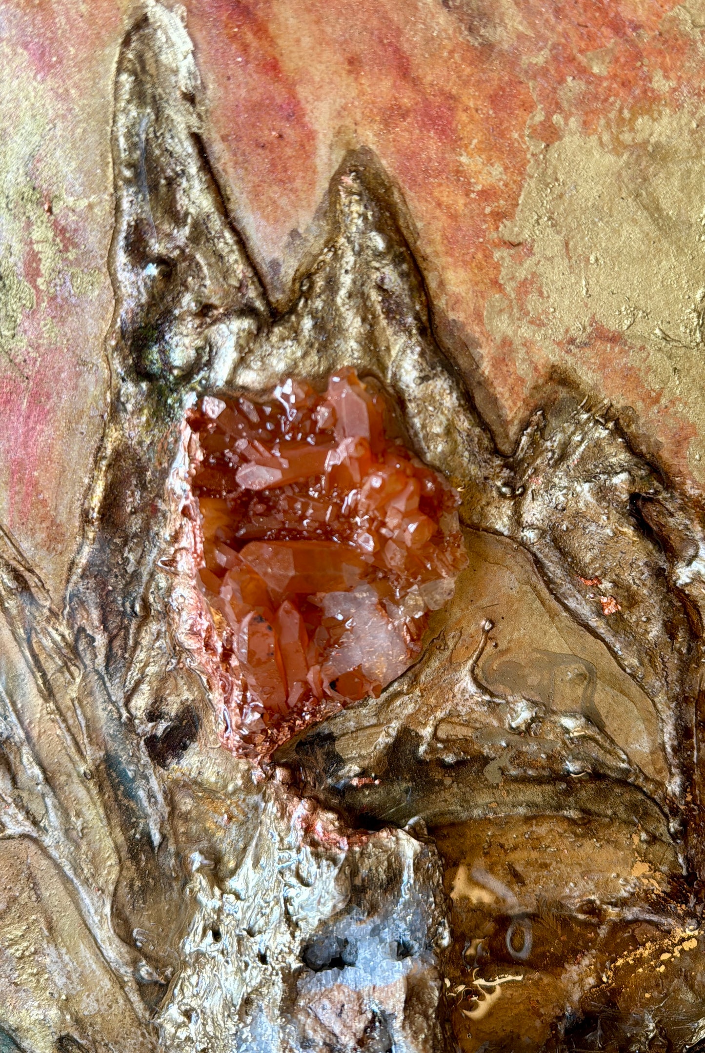 The Magic Mountain - Rock Crystal Composition