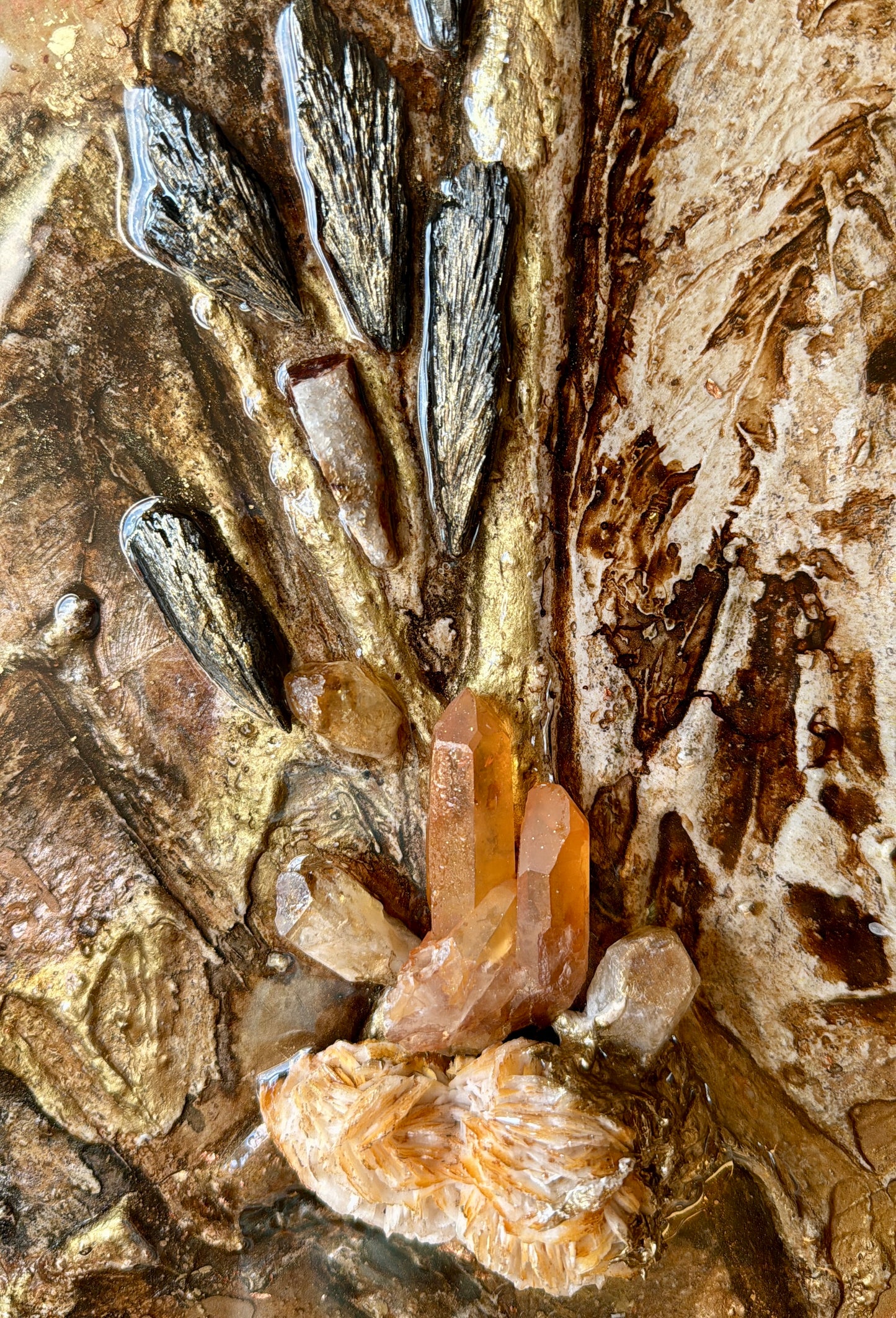 The Magic Mountain - Rock Crystal Composition