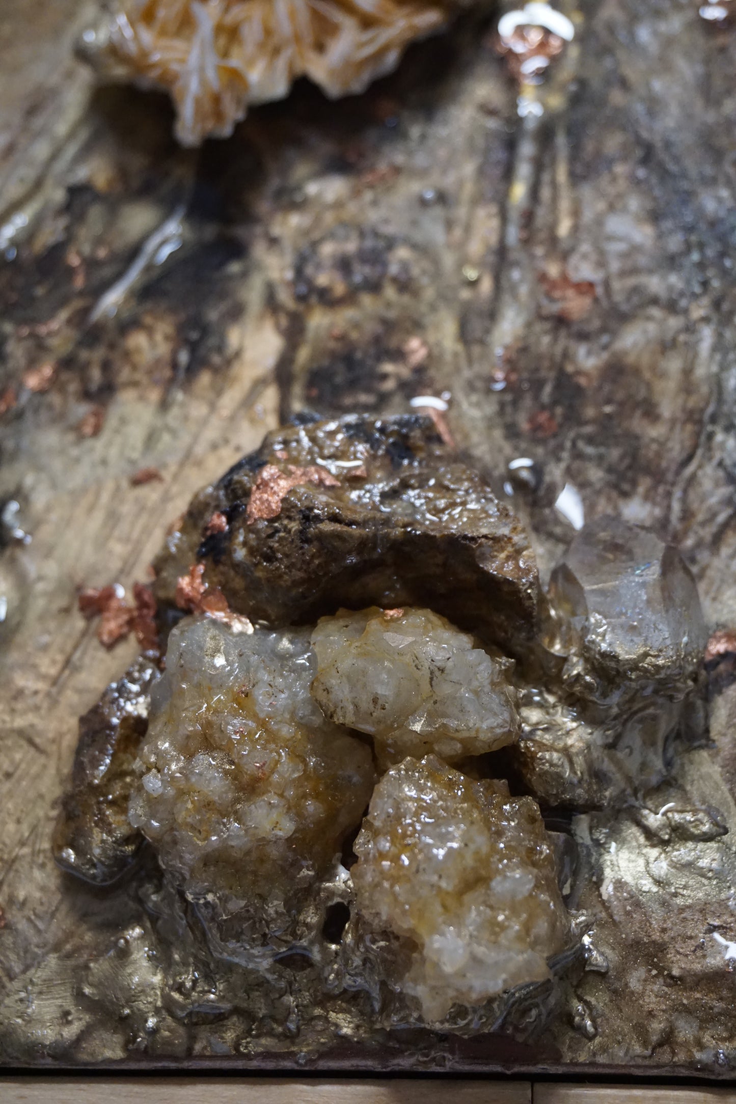 The Magic Mountain - Rock Crystal Composition