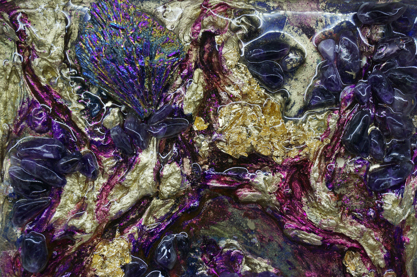 Nature's Triad: A Mineral Triptych