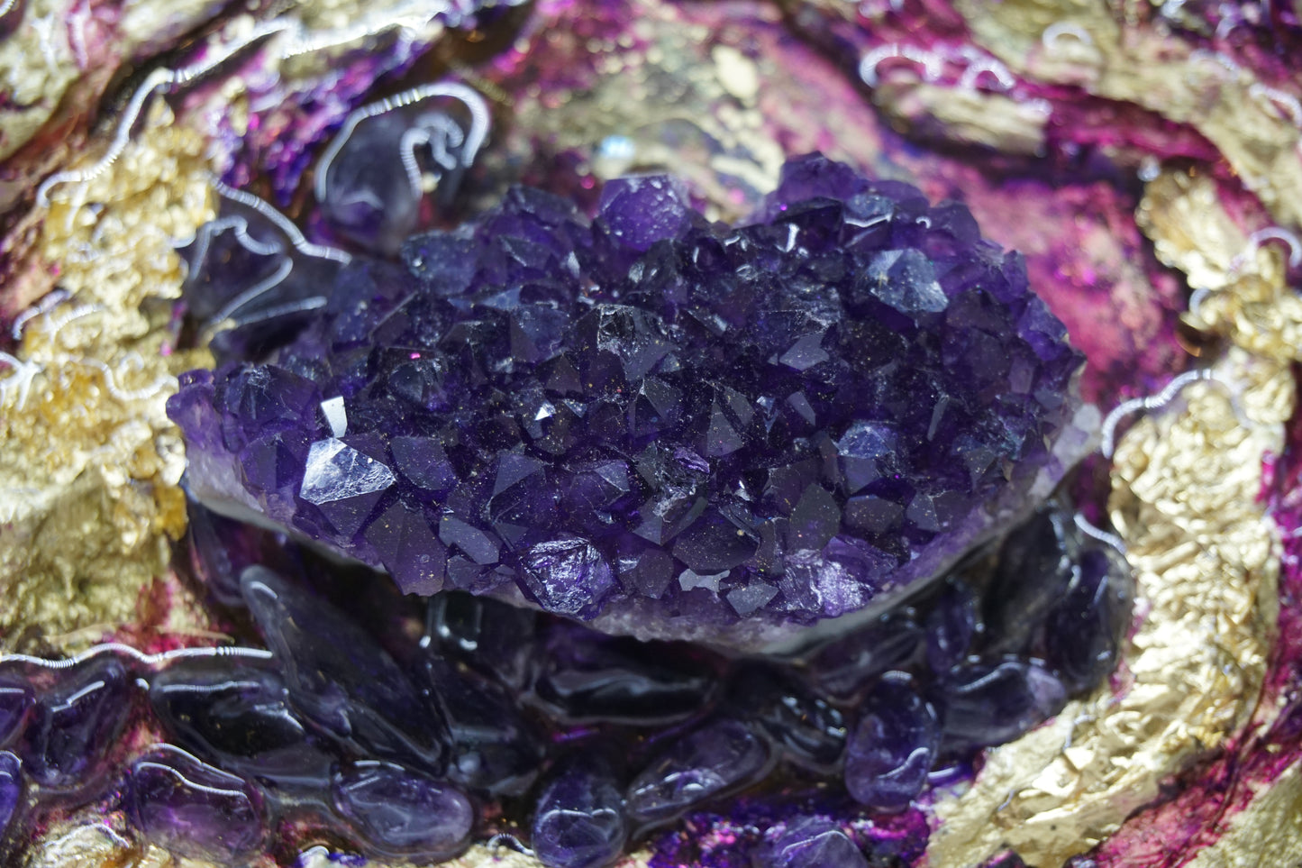 Nature's Triad: A Mineral Triptych