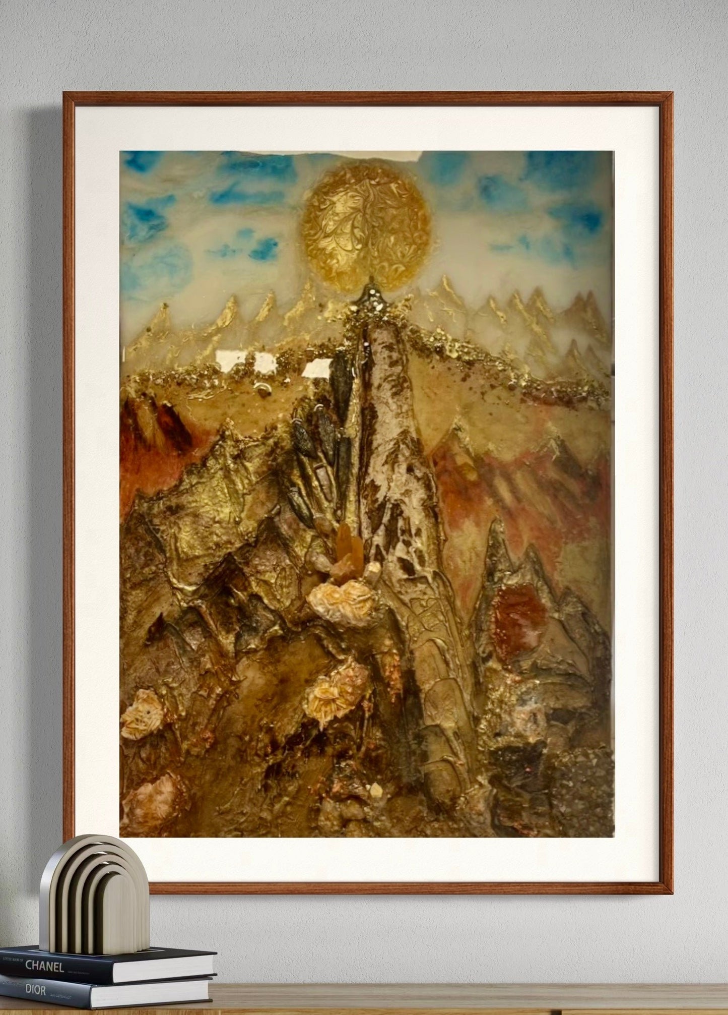 The Magic Mountain - Rock Crystal Composition