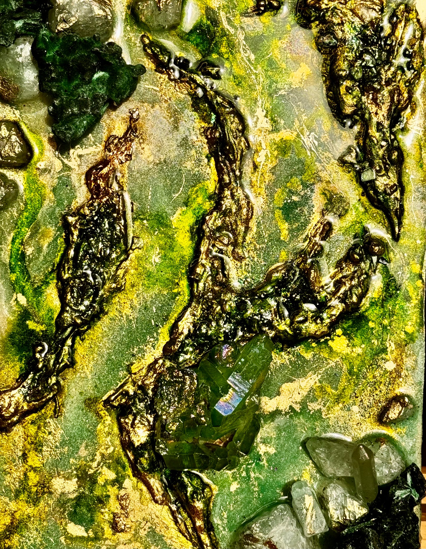 Nature's Triad: A Mineral Triptych