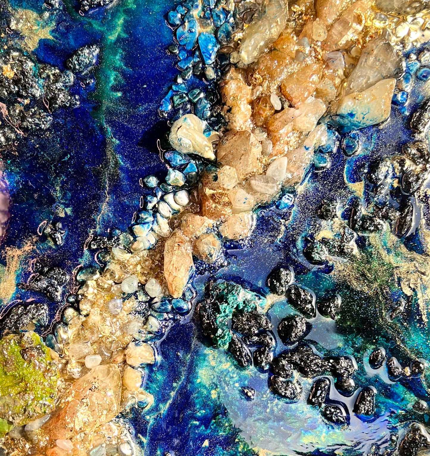 Orgonit Füllhorn Erde Detail 2