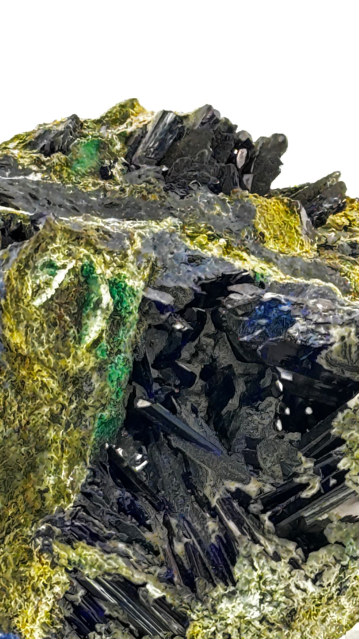 Azurite &amp; Malachite – Tsumeb Mine, Namibia