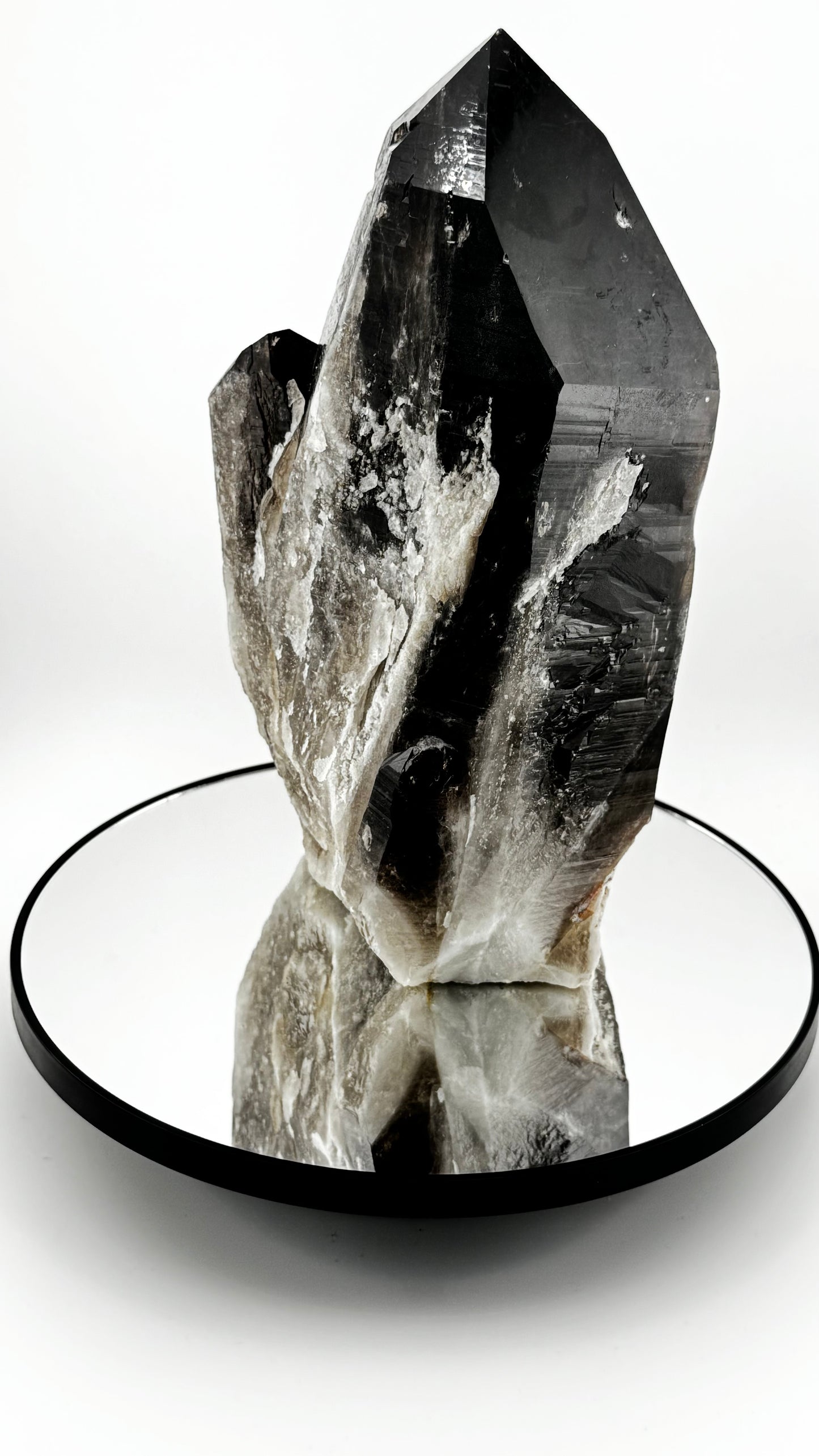 Smoky quartz scepter – cathedral shape – Brazil, 3.7kg