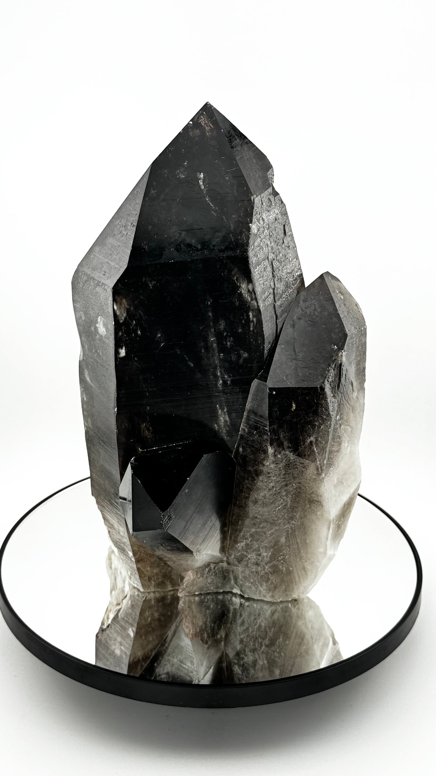 Smoky quartz scepter – cathedral shape – Brazil, 3.7kg