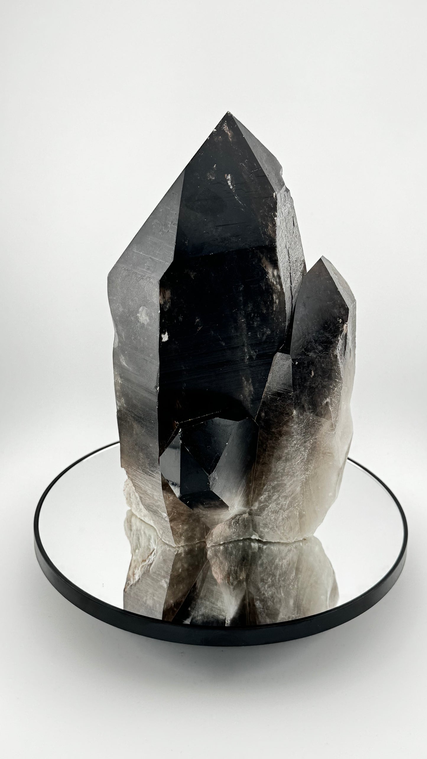 Smoky quartz scepter – cathedral shape – Brazil, 3.7kg