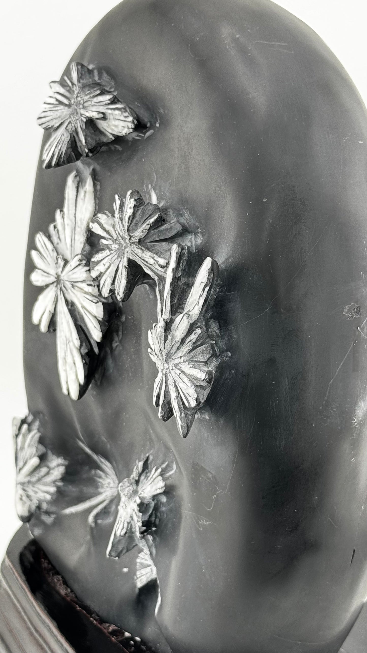 Stibnite “Chrysanthemum Stone” – Silver Crystal Flowers – China, 4.6kg