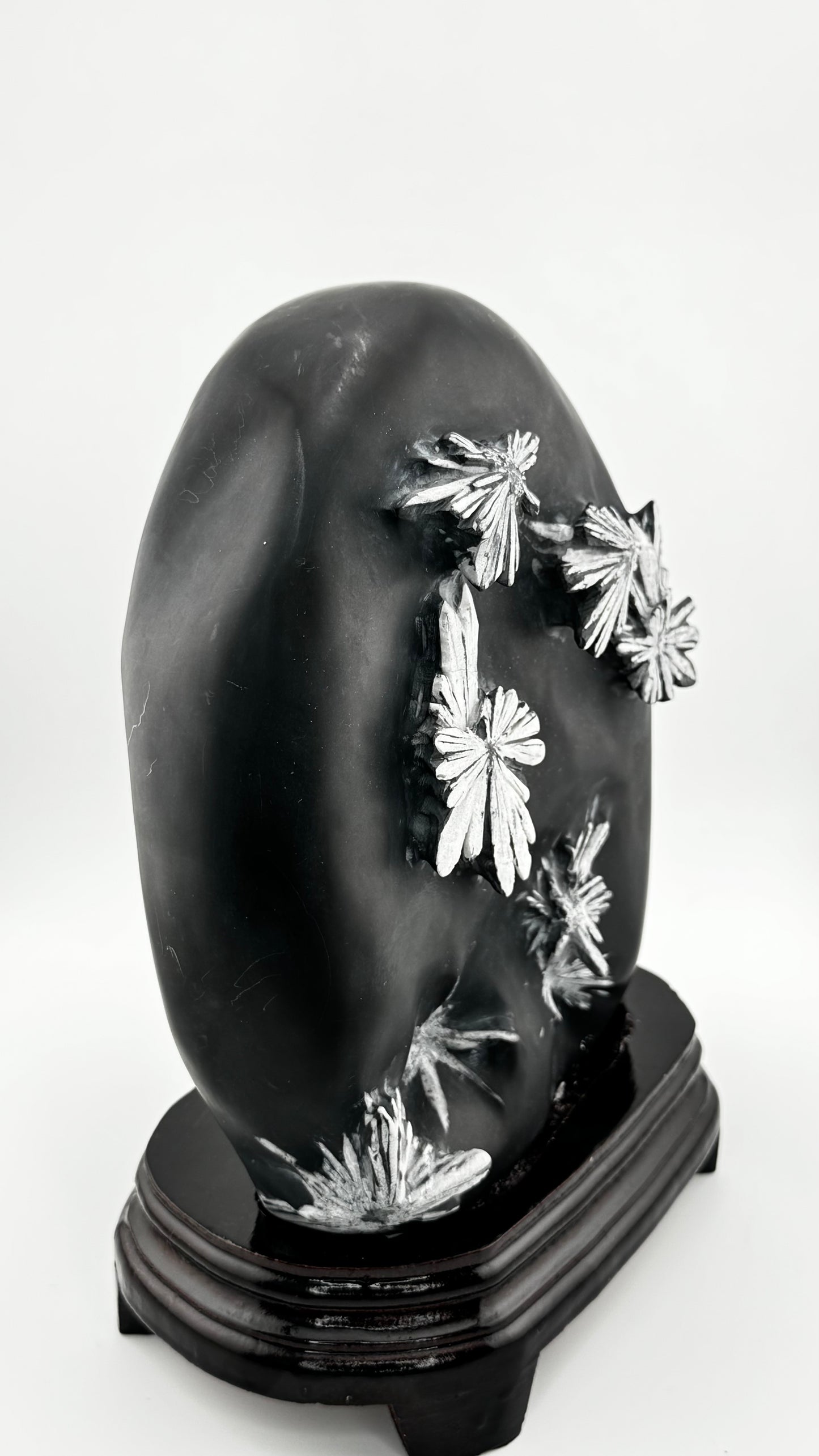 Stibnite “Chrysanthemum Stone” – Silver Crystal Flowers – China, 4.6kg