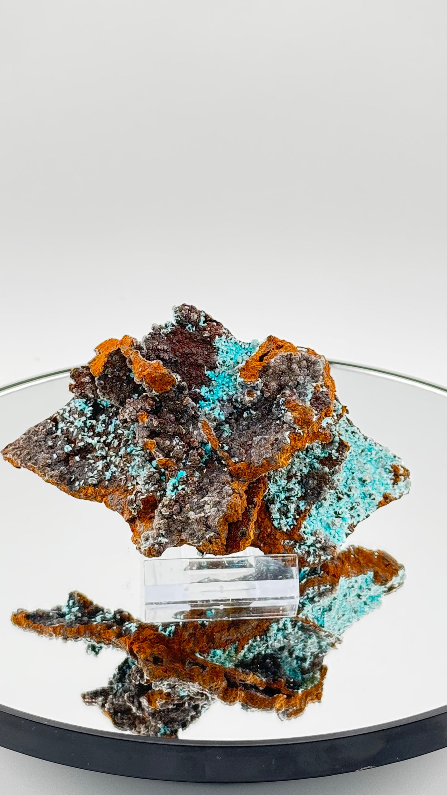 Aurichalcite – Turquoise Blue Crystal Needles – Kütahya, Türkiye, 158g