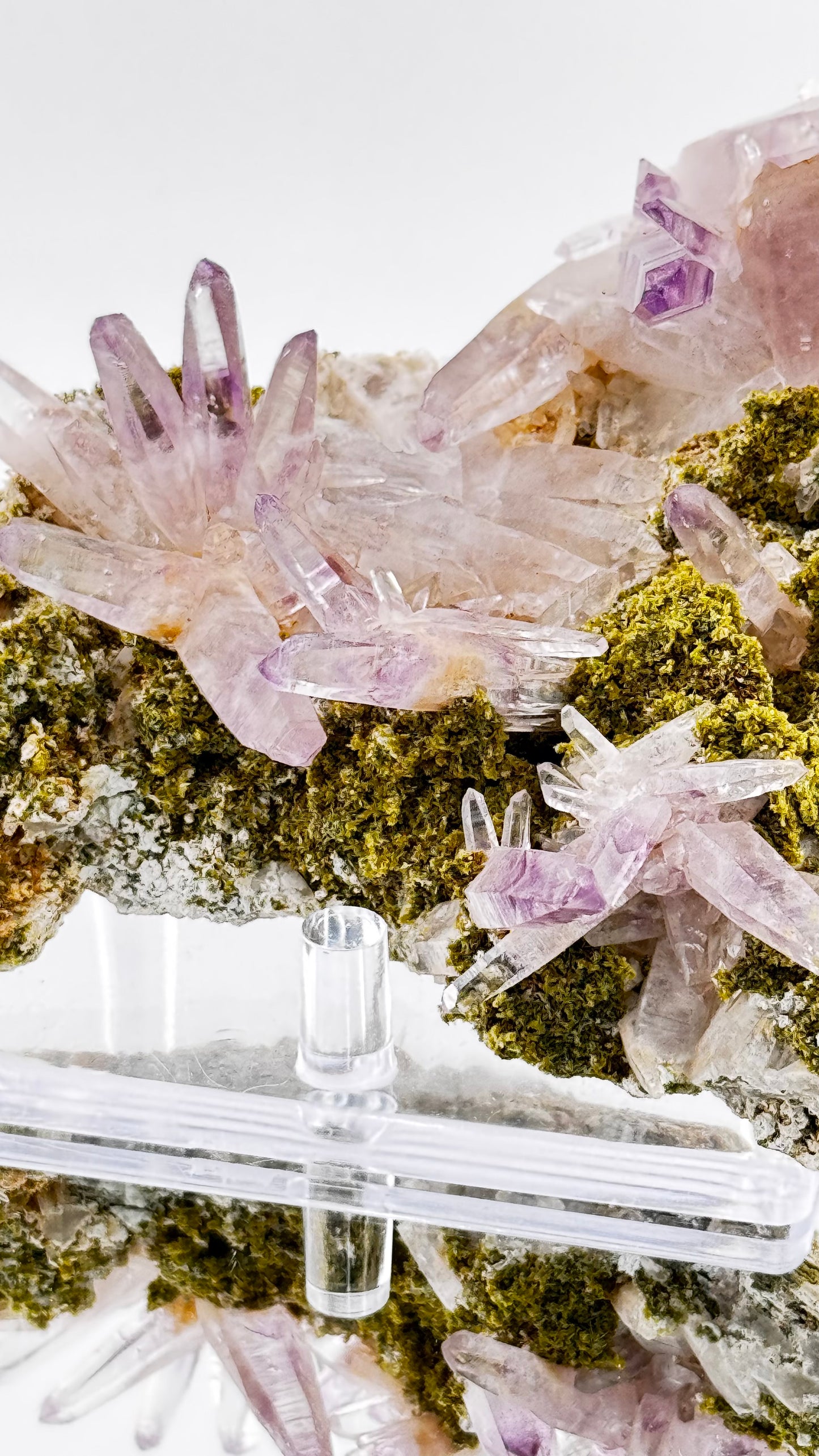 Amethyst mit Epidot – Las Vigas, Vera Cruz, Mexiko, 233g
