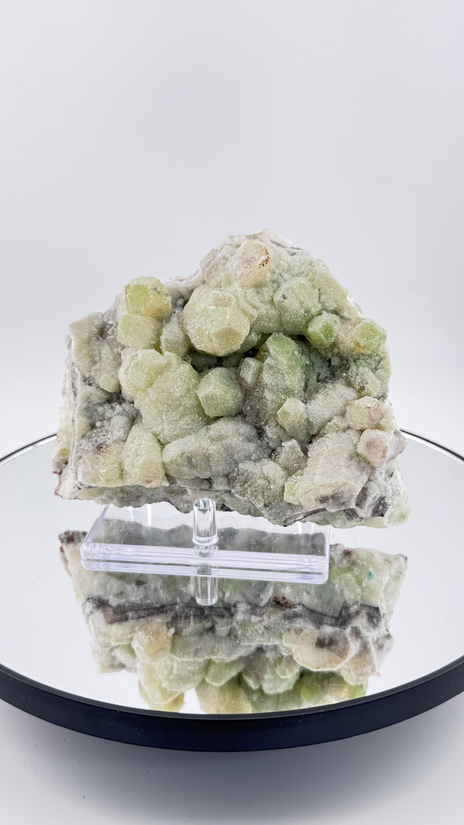 Duftit grüne Kugeln Calcit Tsumeb Mine Namibia 