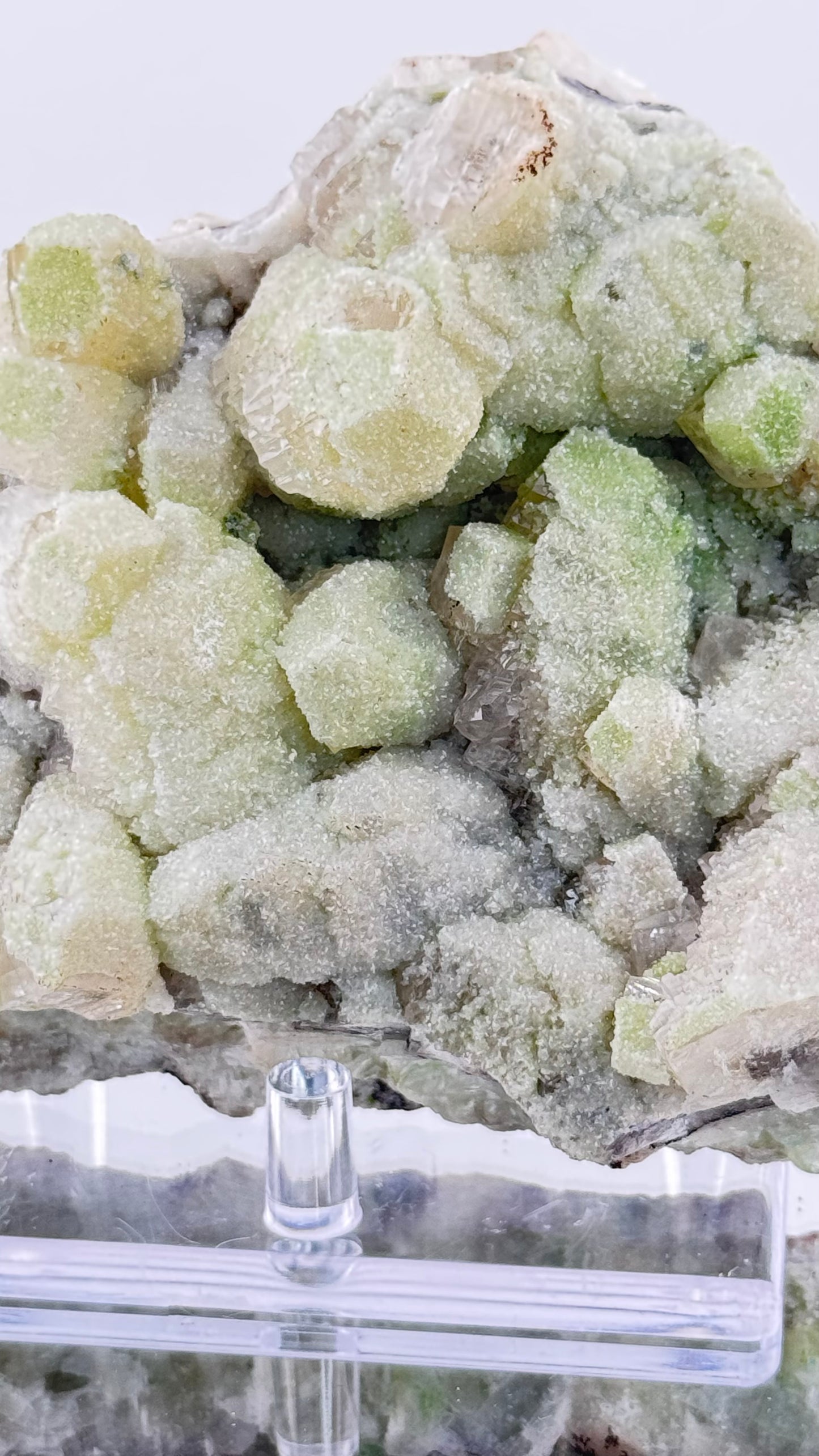 Duftit auf Calcit – Tsumeb Mine, Namibia, 884g