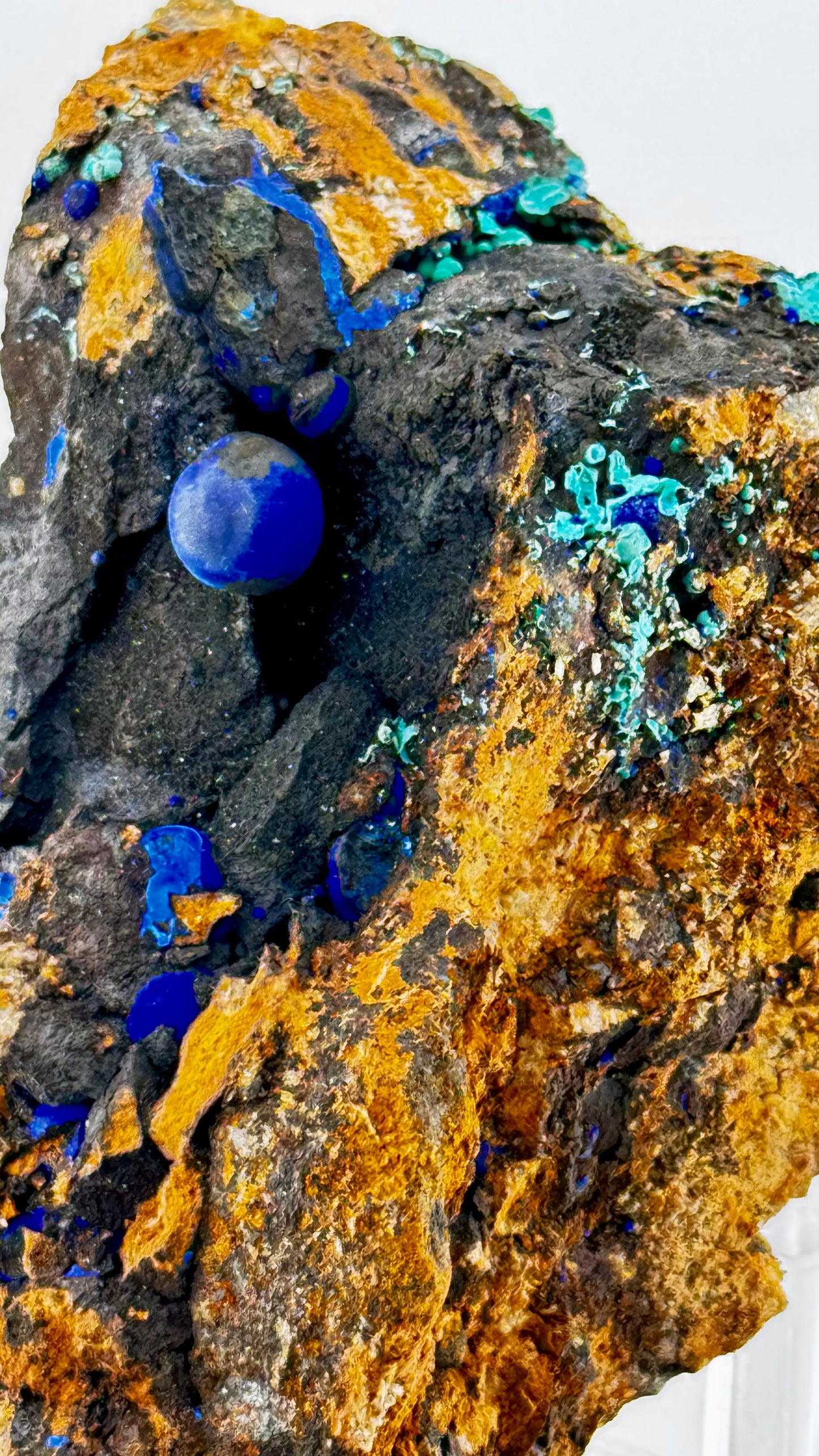 Azurit mit Malachit – Malbunka Copper Mine, Australien, 303g