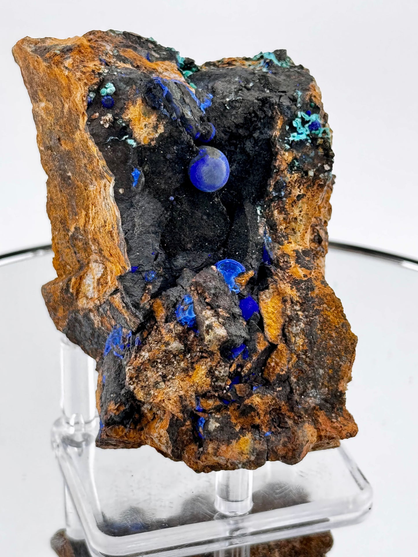 Azurit mit Malachit – Malbunka Copper Mine, Australien, 303g