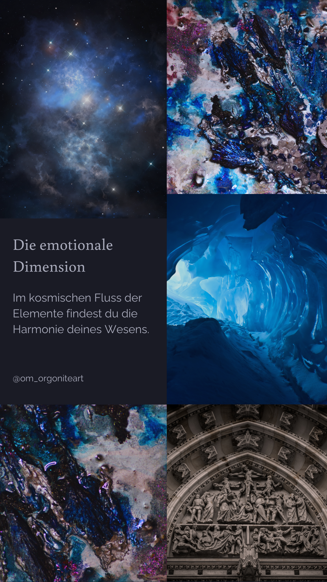 Nature's Triad: A Mineral Triptych