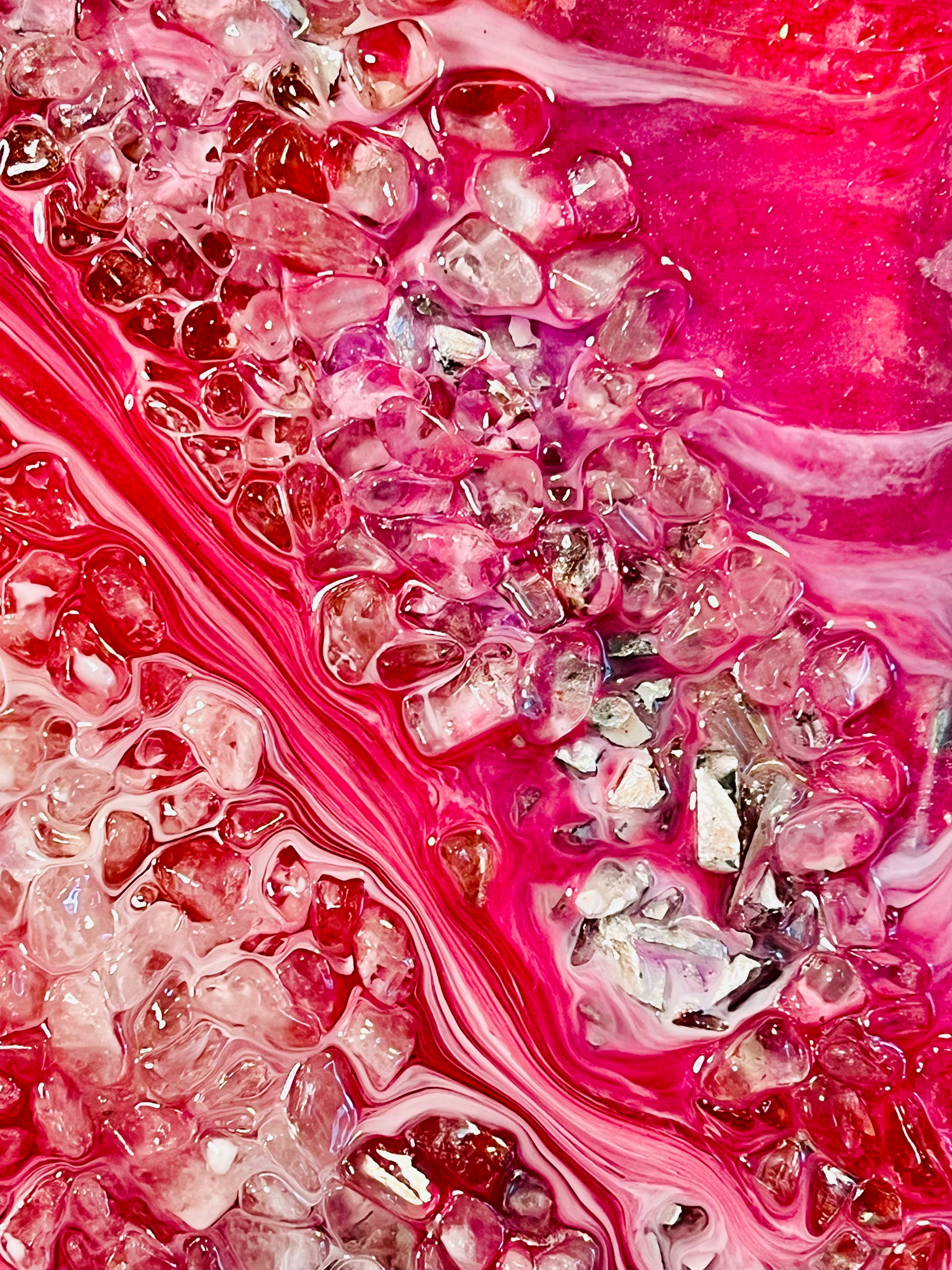 Orgonit Energiebild Hz der Erde Detail 1