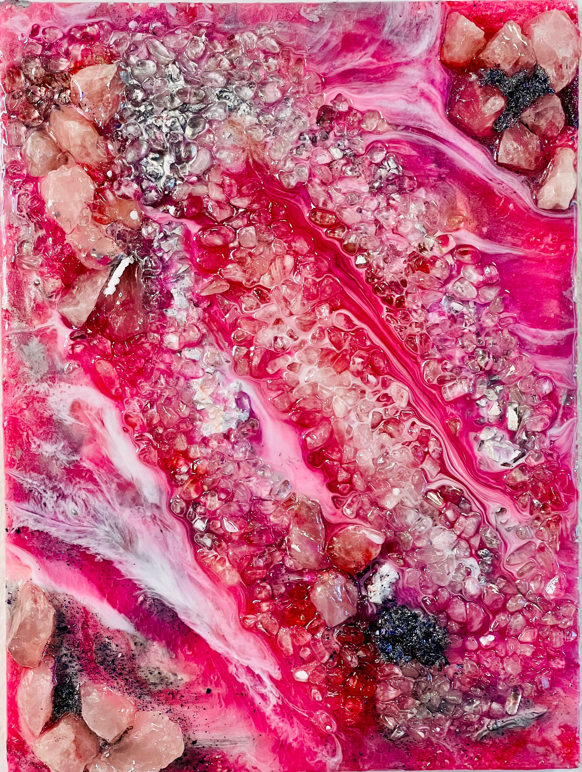 Orgonit Energiebild Hz der Erde Detail 2