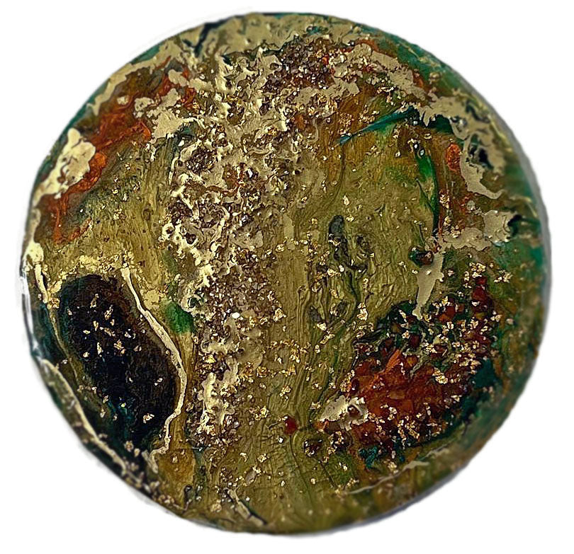 Orgonit Energiebild Hz der Mitir Vorderseite