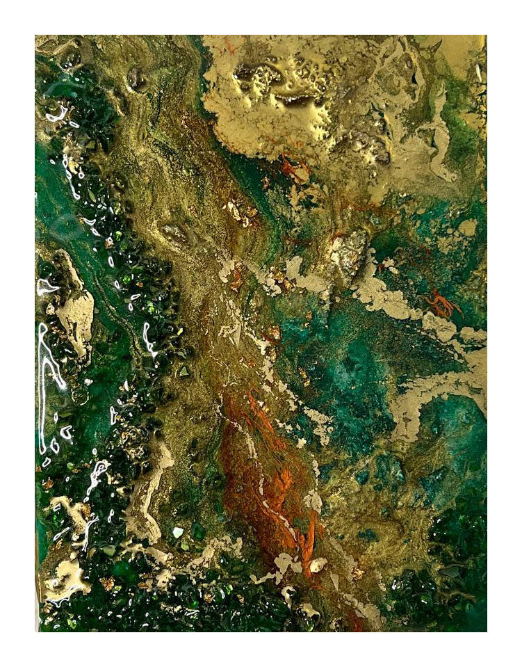 Orgonit Energiebild Amazonia Vorderseite