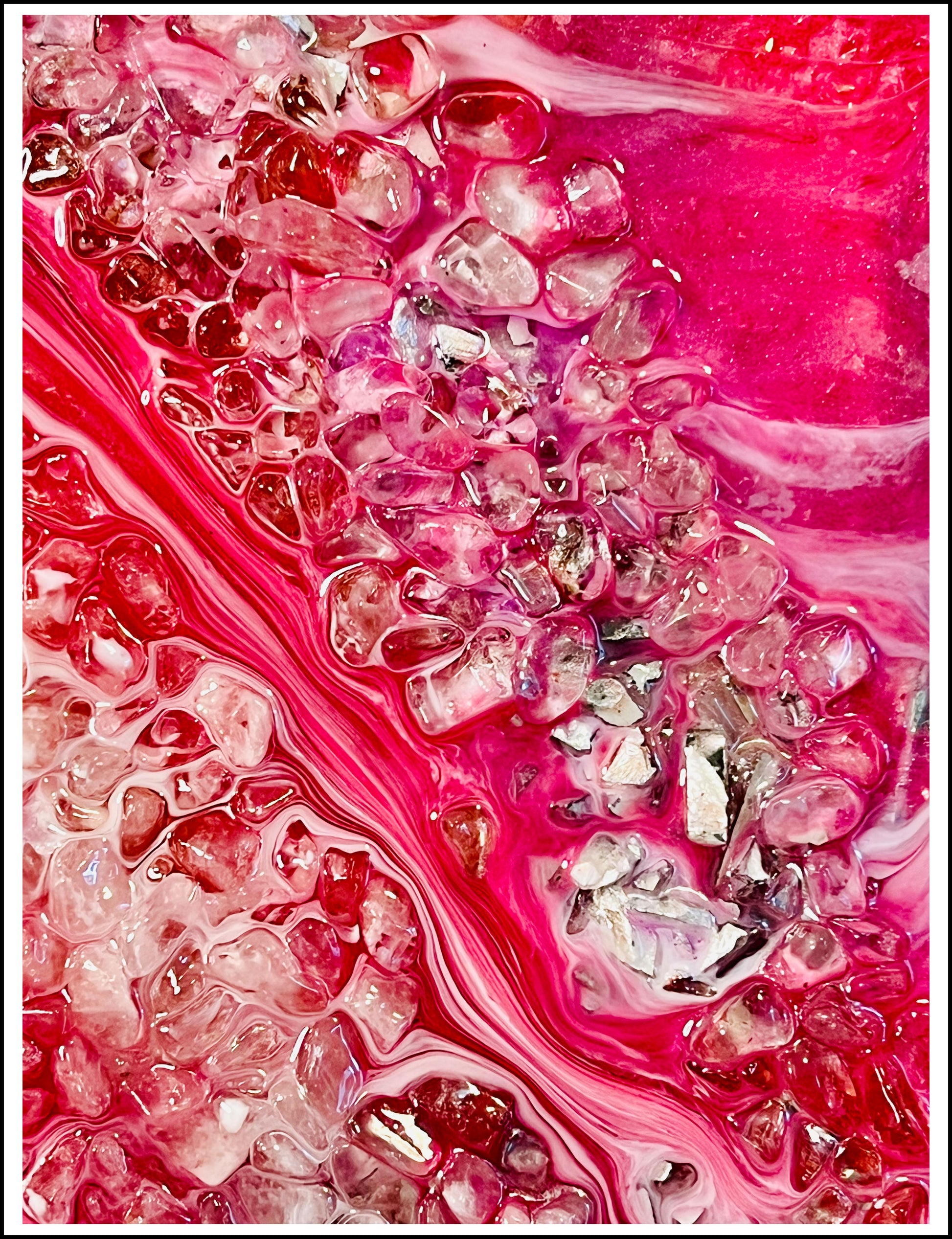 Orgonit Energiebild Hz der Erde Detail 4