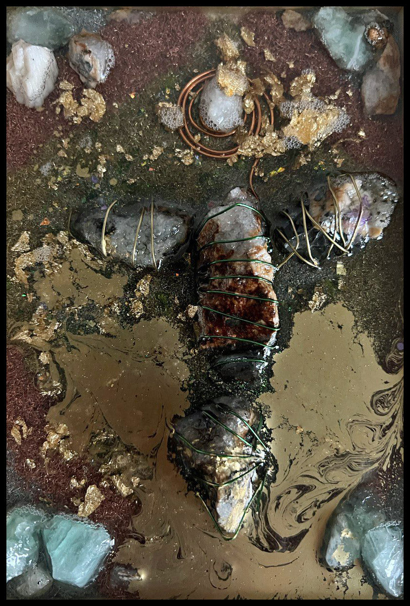 Orgonit Energie Ikone Jupiter Rückseite