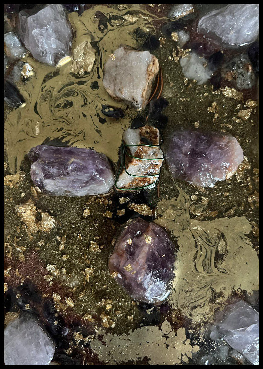 Orgonit Energie Ikone Merkur Rückseite