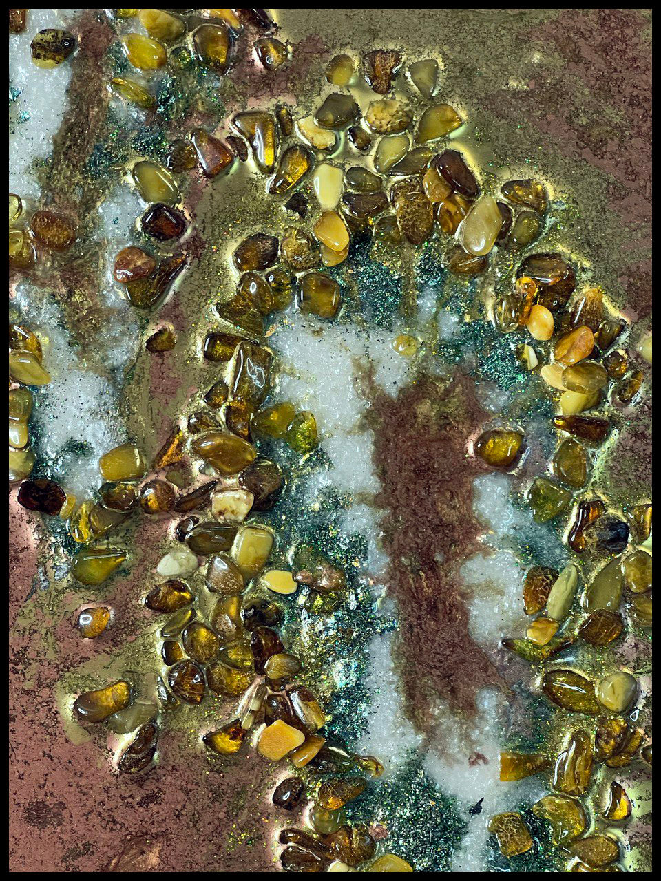 Orgonit Energie Ikone Saturn Vorderseite